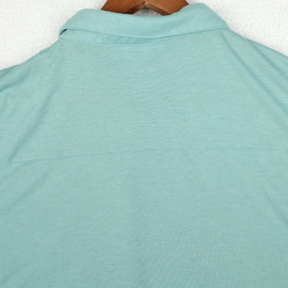 Outdoor Research Button Up Shirt Mens Extra Large Blue Short Sleeve Stretch - Picture 7 of 11